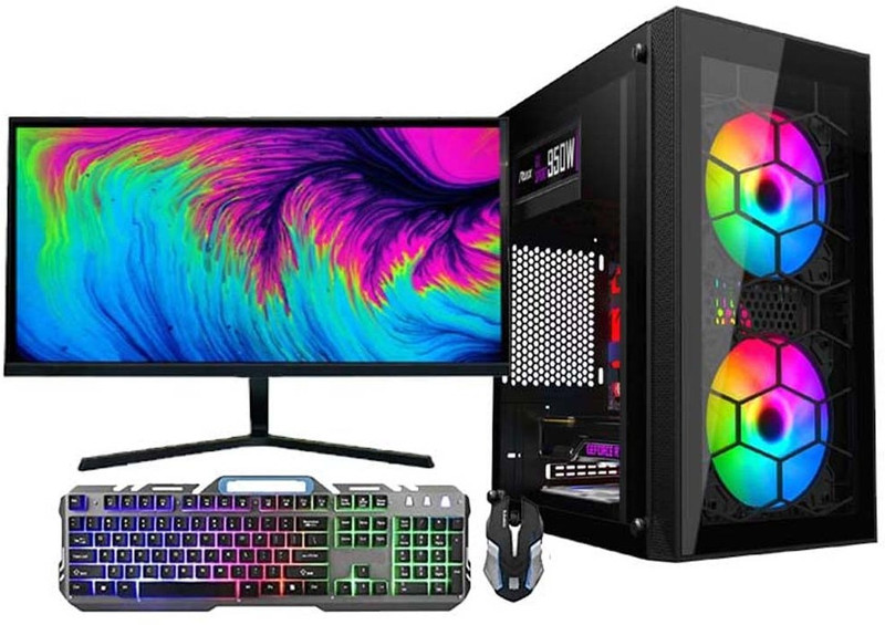 ASSEMBELED all in one i7 Core i7 (16 GB DDR4/2 TB/Windows 11 Home/4 GB/22 Inch Screen/CORE i7 4 TB)(Black, Red, Green)