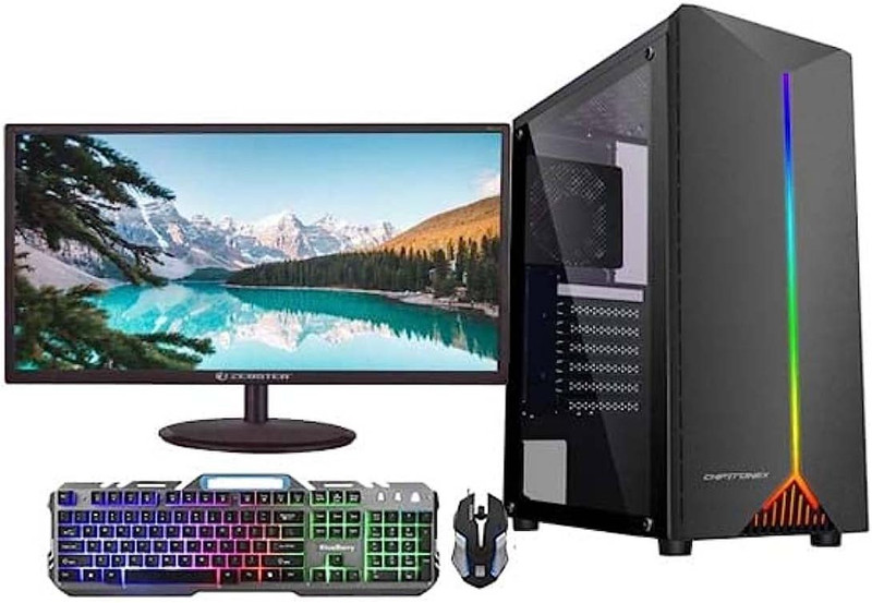 ZEB core i7 series Core i7 (16 GB DDR4/2 TB/Windows 11 Home/4 GB/19 Inch Screen/core i7 gaming pc)(Black, Red)