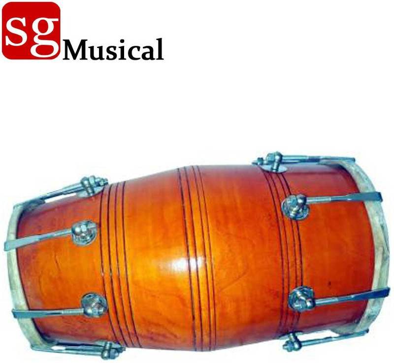 SG MUSICAL SGM-8L Black Classical Nut Bolt Dholaki Nut & Bolts Dholki(Black)