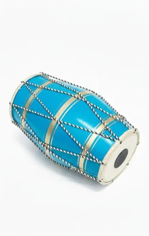 rktrading 0098 blue color dholak plastick Rope & Rings Dholak(Blue)