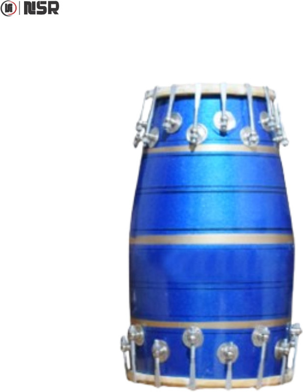 NSR DholakBl94 Nut & Bolts Dholak(Blue)
