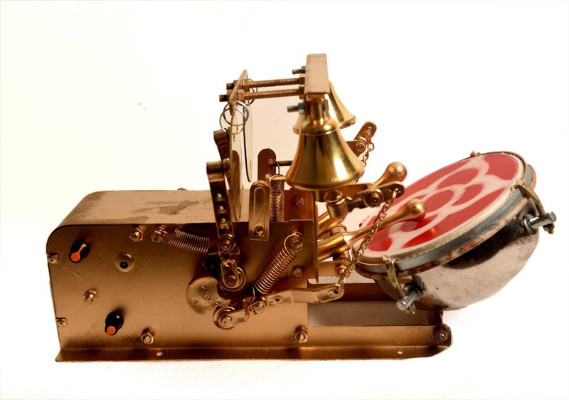 SOLANKIZZZ Fully Automatic Electric Aarti Machine Nagara for Home Temple Satsng & PoojaRoom Nut & Bolts Dholak(Gold)