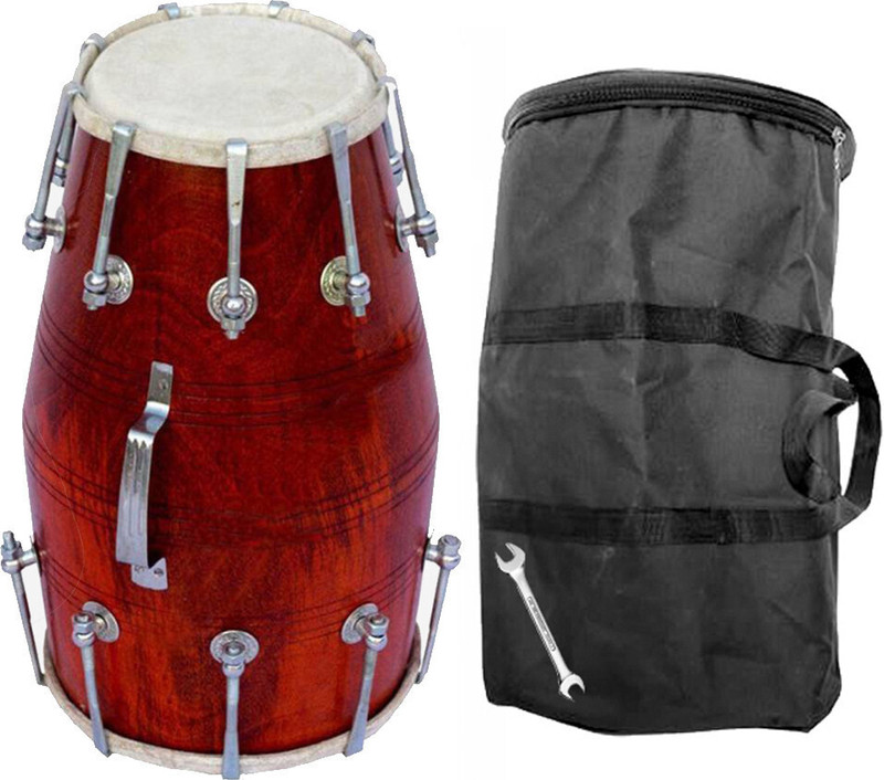 NSR NTB010 Nut & Bolts Dholak(Brown)