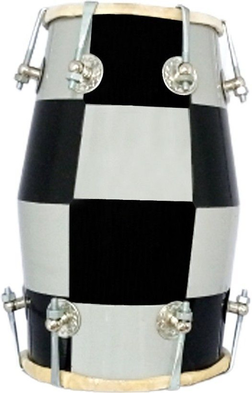 NSR Traders RR Musical Nut & Bolts Dholki Check Design 2 1 Nut & Bolts Dholki(Multicolor)