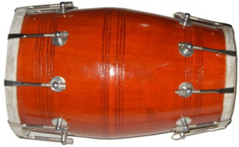 Musicale Store NB-DHL-01 Nut & Bolts Dholak(Brown)