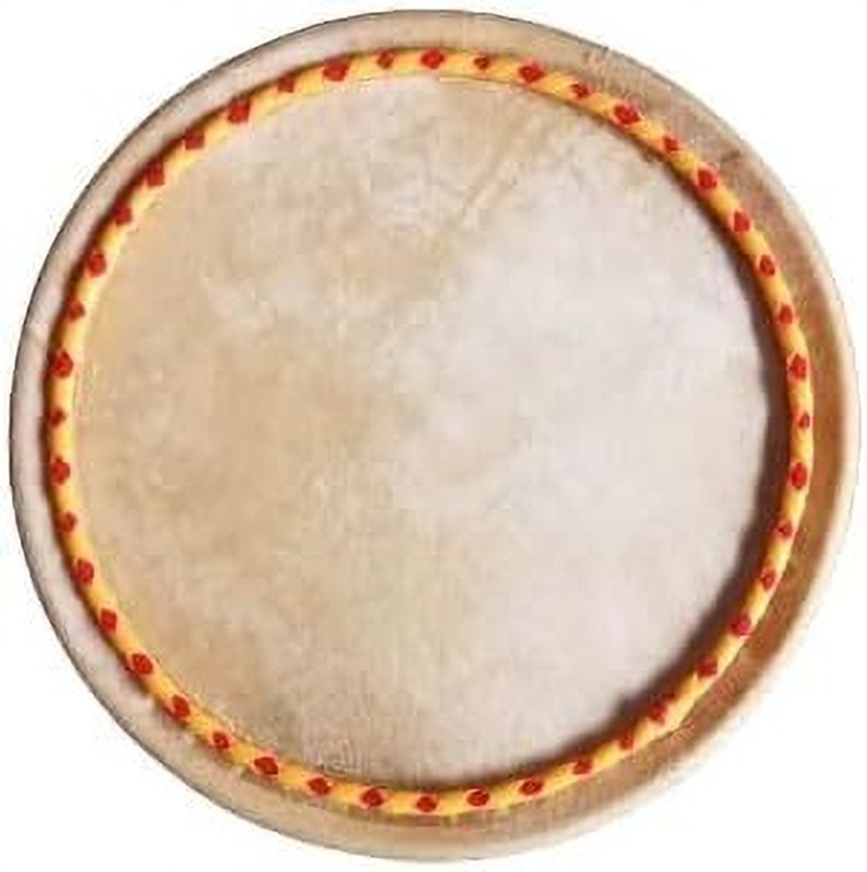 sumartz Precision: 6.5-inch Professional Dholak Puri Pali studio grade Skin Head" Nut & Bolts Dholak(Brown)