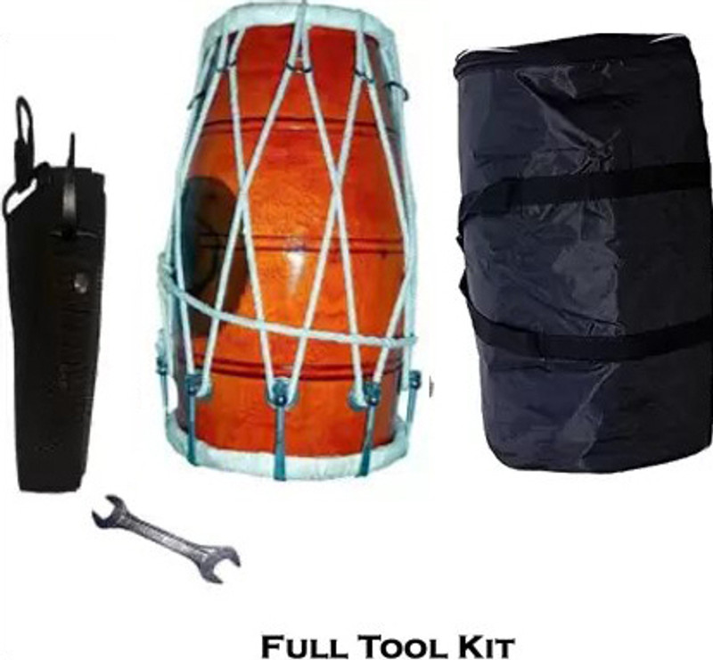 NSR NSRN20 FULL TOOL KIT Rope & Rings Dholak(Orange)