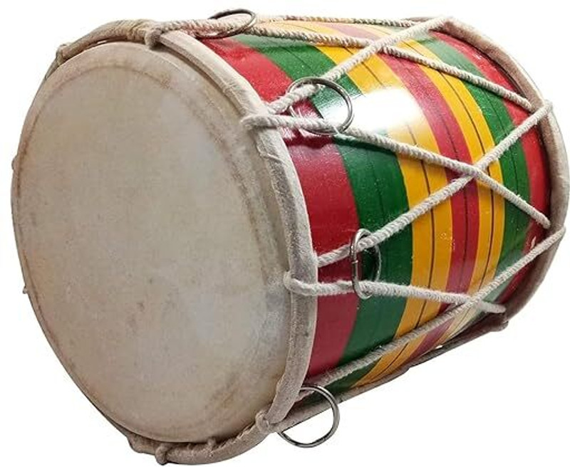 BestBrother Baby_016 Rope & Rings Nut & Bolts Dholak(Multicolor)