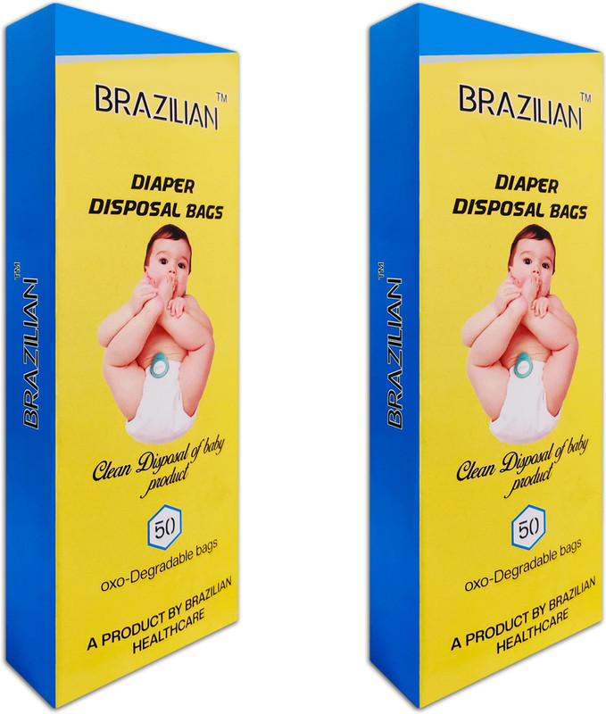 Brazilian Baby Diaper Disposal Bags Bags(White)