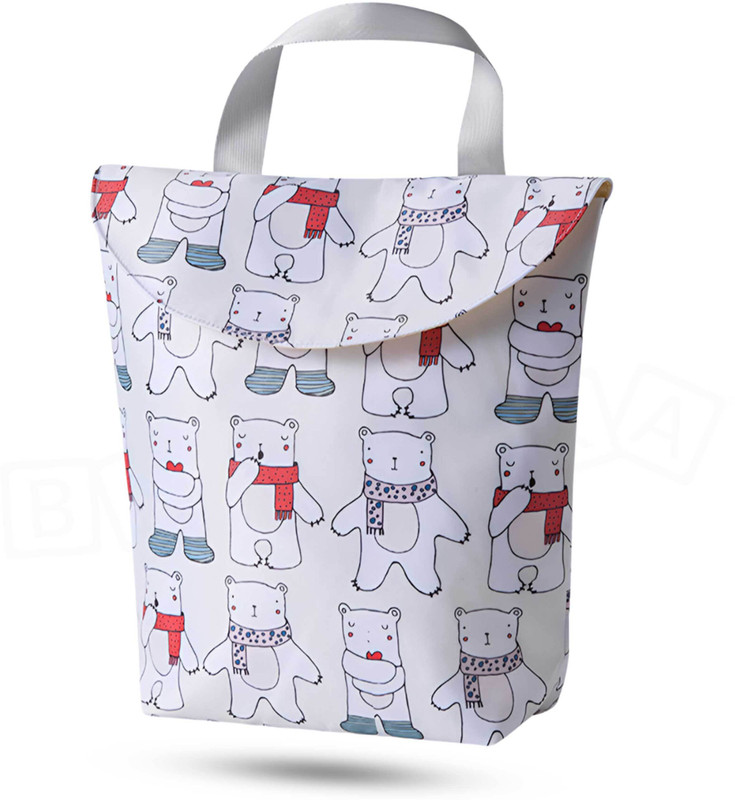 Bembika Diaper Bag Organizing Pouch Travel Pouch Bags Diaper Bag Packing CubesCute Bear Diaper Bag Pouch(Blue)