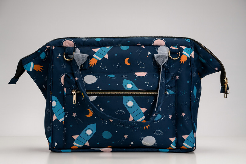 Tip 'n' Top Baby Diaper Bag 3 in 1 carrying Style Diaper Handbag Maternity Hospital Bag(Blue Rocket)