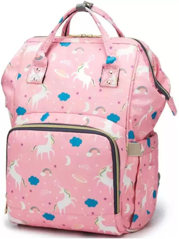 Tip 'n' Top Diaper Bag for New Borns Insulated Bottle Storage Diaper bag(Pink)