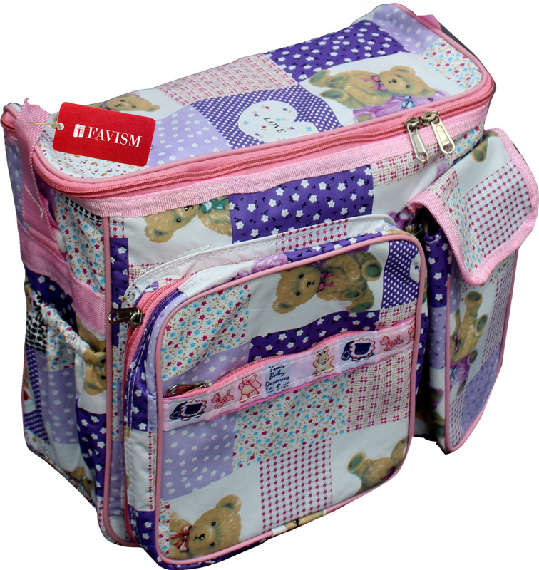 FAVISM Baby Diaper Bag for Mother or Baby Multi Purpous Accessories Bag Diaper Bag(Purple)