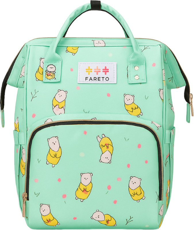 Fareto Multipurpose Stylish Diaper Bag for Mothers standard(Green)