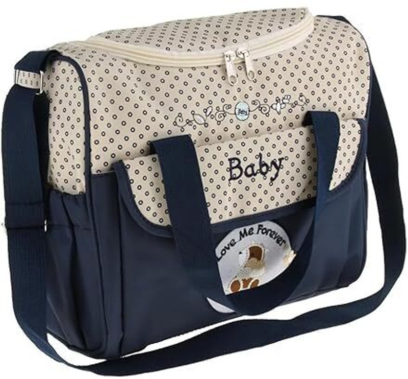 Paradisetoys Baby Diaper Handbag Baby Nursing Diaper Tote Bag Mother's Travel Waterproof Bag baby bag(Blue)