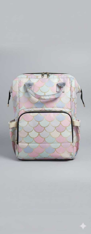 Observe Collection Baby Daiper bag American Rainbow Print Backpack(Rainbow Colour)