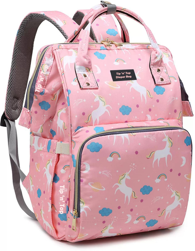 Tip 'n' Top Premium Baby Bag Travelling Diaper Organiser Backpack Baby Diaper Backpack Mother friendly Diaper Bag(Pink)