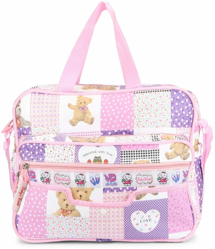 LONGING TO BUY Multi-Compartment Baby Bag, Diaper Bag & Mother Bag for All Purpose (Rose Pink) Diaper Bag(Rose Pink)