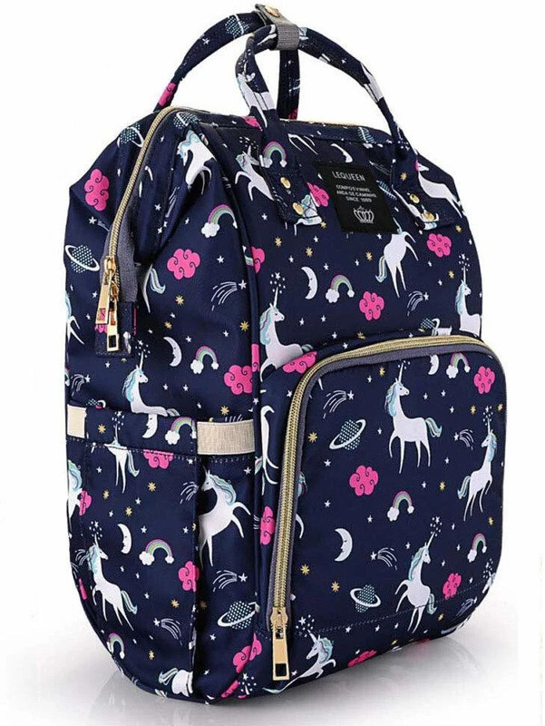 Chinmay Kids red mother backpack Diaper bag(Navy)