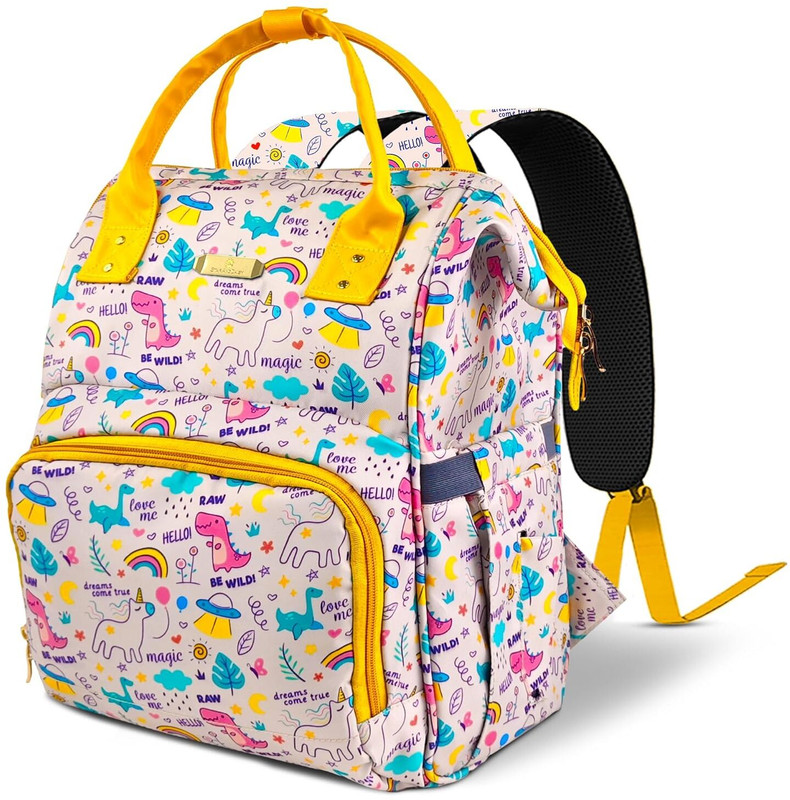 StarAndDaisy Baby Diaper Bag For Mothers Spacious Waterproof Backpack With Multiple Pockets Mothers Maternity Bags for Travel Diaper Backpack(Unicorn Print)