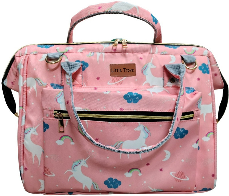 LittleTrove Premium Baby Diaper Handbag Nappy Changing Diaper Bag Mother Bag Diaper Handbag(Pink Unicorn)