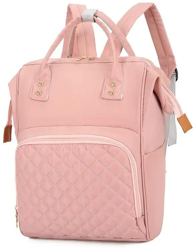 HomeCloud Diamond Diaper Bag Baby Diaper Bag(Pink)