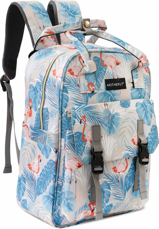 MOTHERLY Baby Diaper Bags Mothers Maternity Bags for Travel Diaper Backpack(Flamingo)