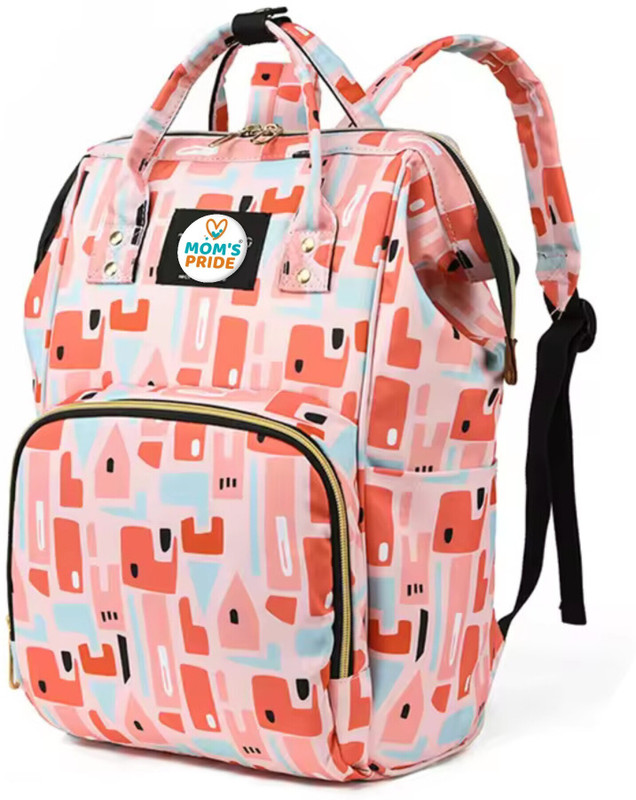 MOM'S PRIDE ® quality fashion backpack tote women mother bag high quality low price Backpack Diaper Bag(Pink)