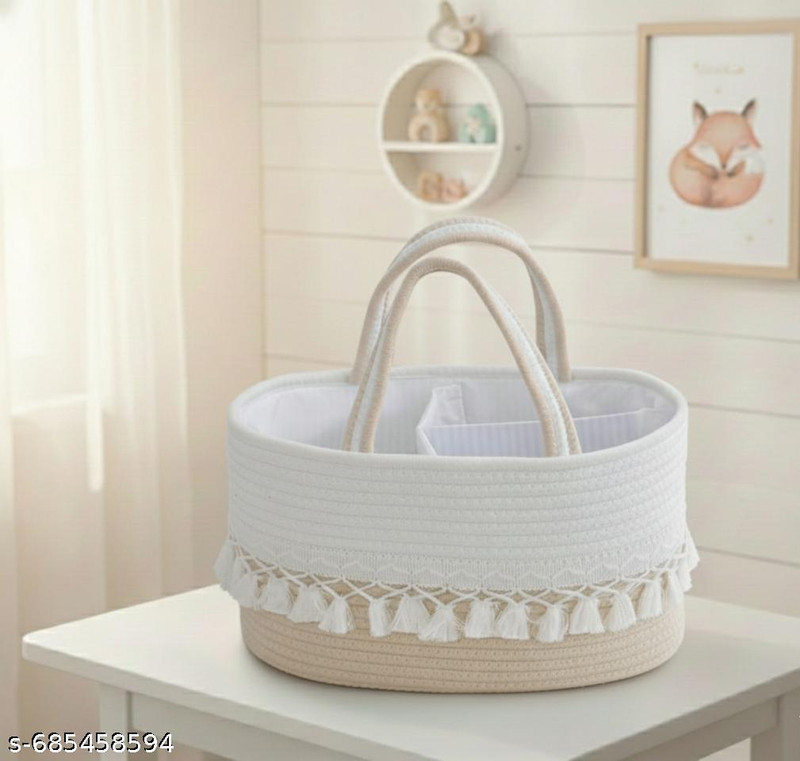 Jute nest Diaper Bag Beige Diaper Bag(Beige)
