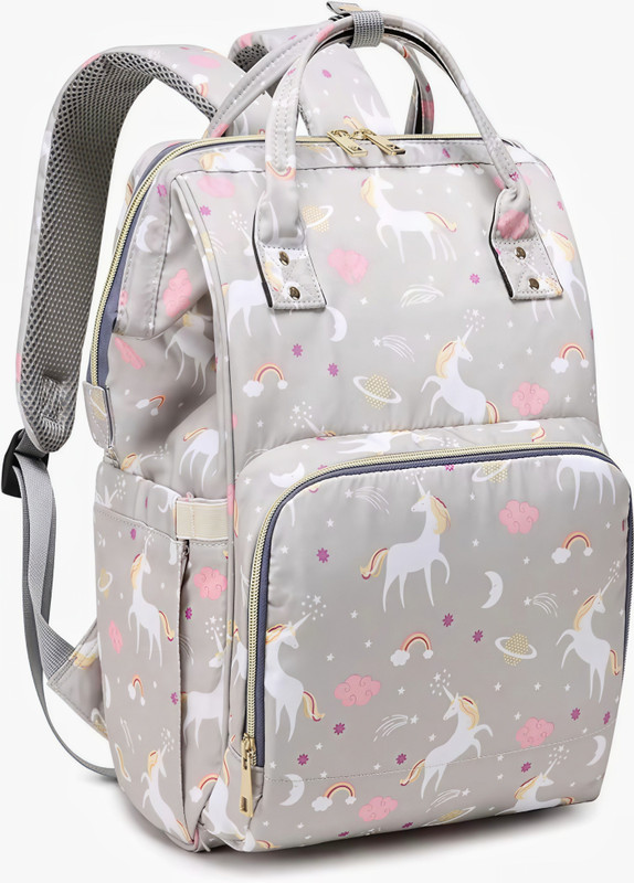 Ramyaa Enterprises Premium Baby travelling Diaper bag(Light Grey)