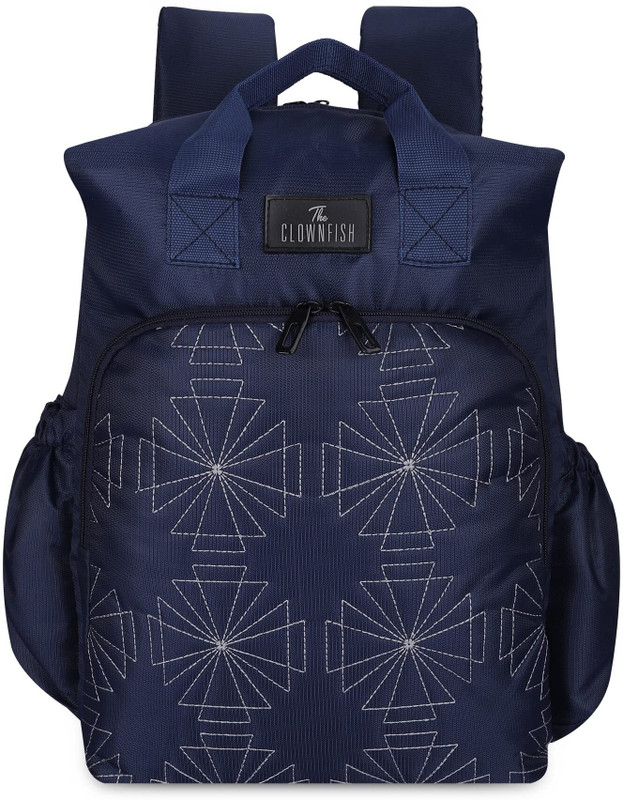 The CLOWNFISH Mommy & Me series Polyester Multipurpose Diaper Bag Backpack Cum Maternity Bag Daiper Bag(Mommy & Me Midnight Blue)