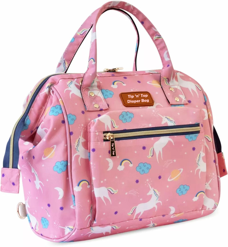 AgroCulture Premium Stylish 3 in 1 Tote Diaper Bag for Mother Travelling Diaper Hand Bag(Pink)