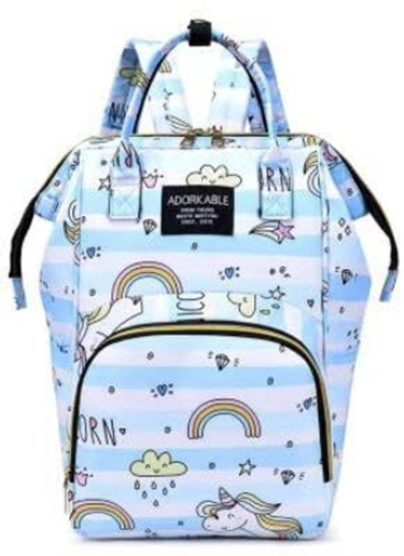 HomeCloud Multi-Functional Backpack for Ultimate Baby Care Baby Diaper Bag(Sky Blue)