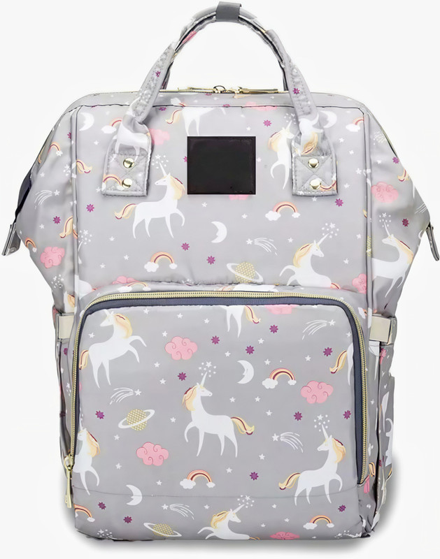 Ramyaa Enterpriese Baby Diaper Bag Kids Travelling Bag with Insulated Bottle Pockets diaper bag baby diaper bag(Grey)