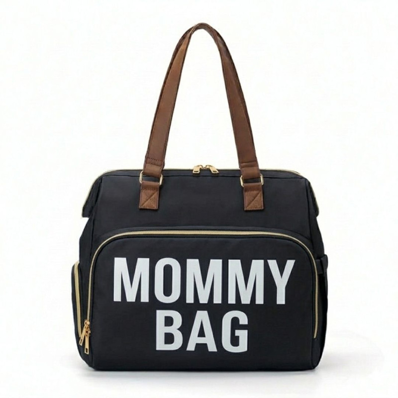 NikkiPuchu Premium Waterproof Multi Utility Mommy Travel Diaper Bag Backpack Diaper Bag(Black)