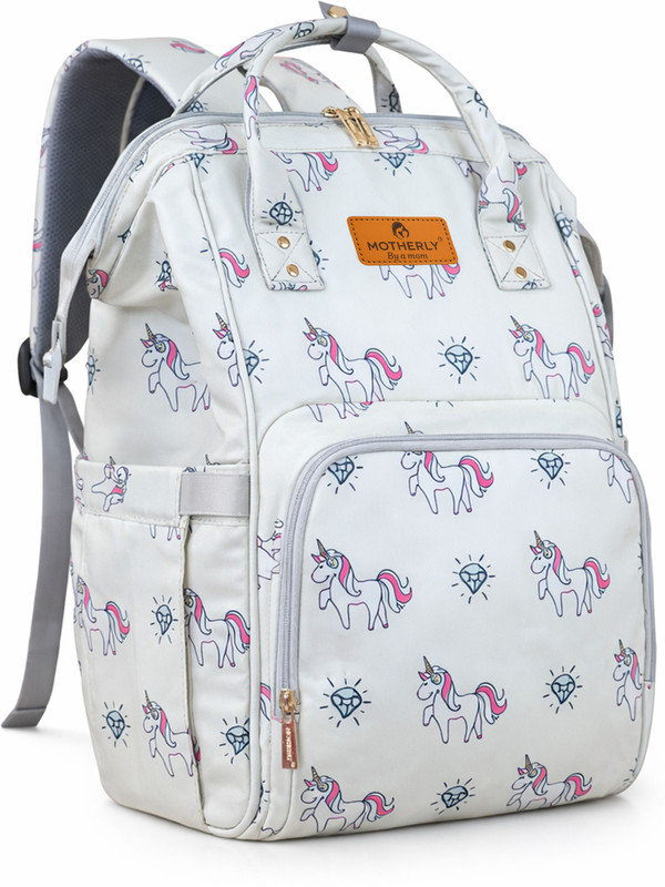 MOTHERLY Elegant Diaper Backpack for mom, Hospital babybag for mothers travel(Multicolor)