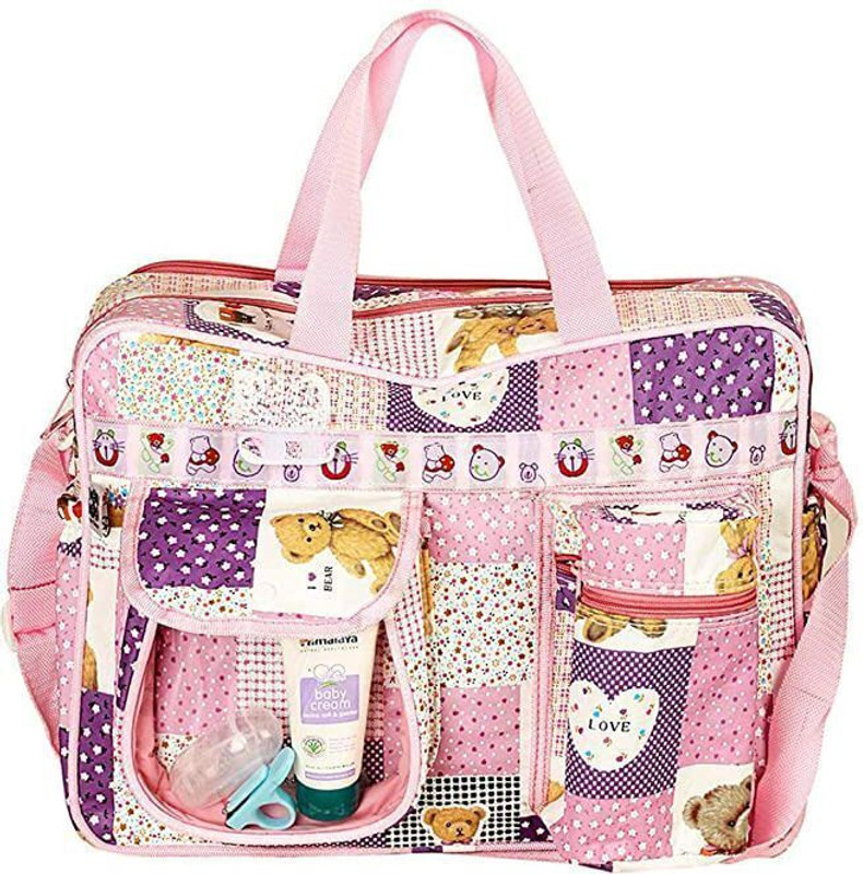 moms angel Waterproof Baby Diaper Nappy Changing Handbag Mama's Bag Mother Bags Mothers bag(Multicolor)