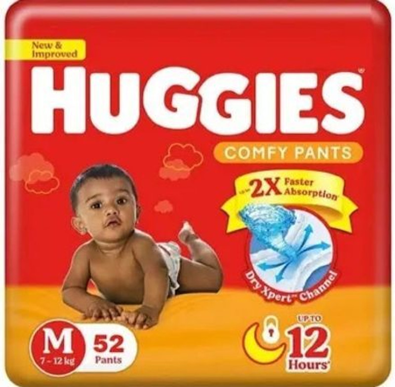 Huggies Comfy pants M 52 - M(52 Pieces)