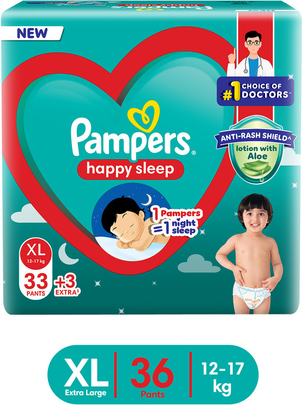 Pampers Happy Skin Pants - XL(36 Pieces)