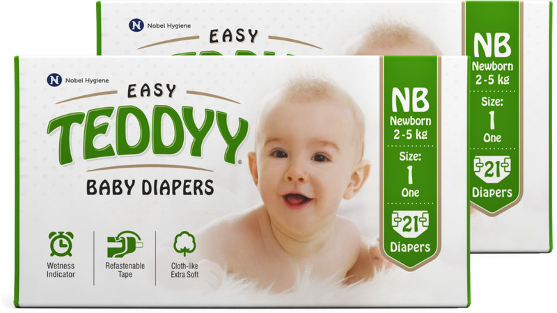 TEDDYY Baby Diapers Pants Easy New Born - New Born(42 Pieces)