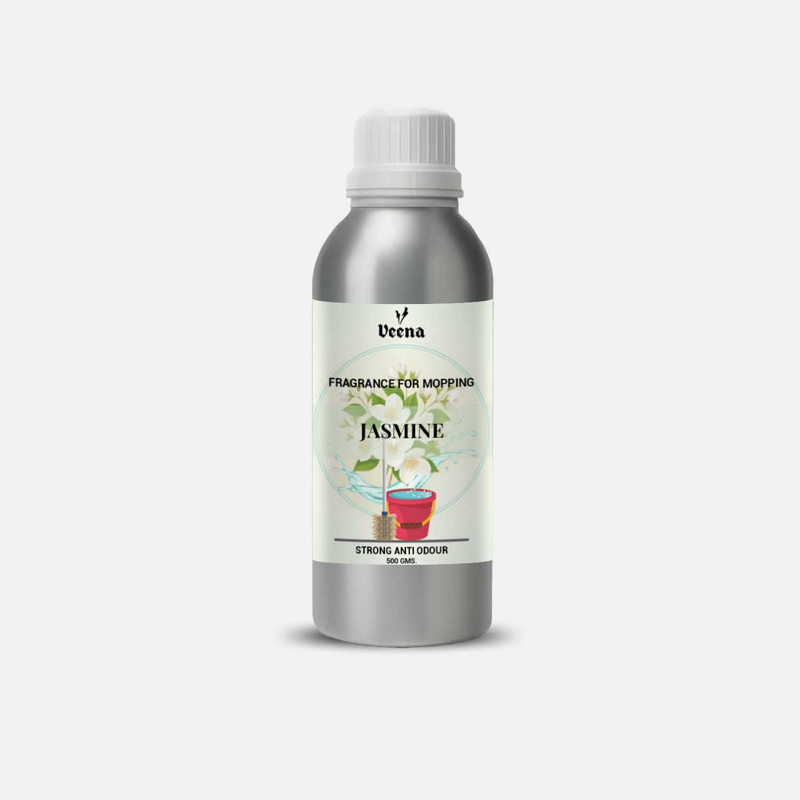 Veena Floor Cleaner, Suitable for All Floor Cleaner Mops Jasmine Fragrance 500 ml Room, Garden, bedding room, Office, Bar Diffuser(Multicolor)