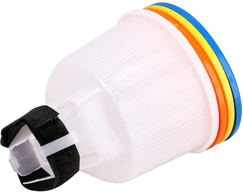 fotokina Flash Diffuser Reflector for Camera Flash Photography with 4 Color DSLR Speedlight Diffuser(White, Blue, Yellow, Orange)