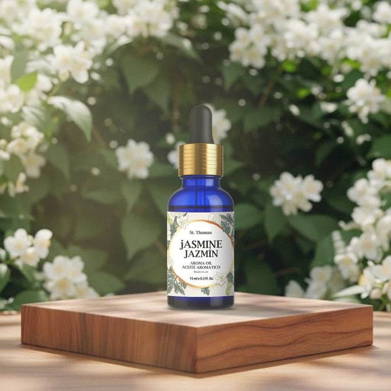 Veena Pure Natural Aroma Oil Diffuser Jasmine Jazmin Home Fragrance 15 ml Room, Garden, Bedding Room, Office, Bar Fragrance Diffuser(Multicolor)