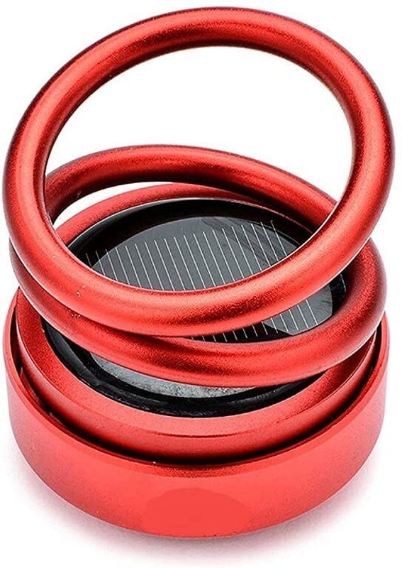 Pressel Solar Power Rotating Car Air Freshener Perfume- Solar Rotating Perfume for Car Diffuser(Multicolor)