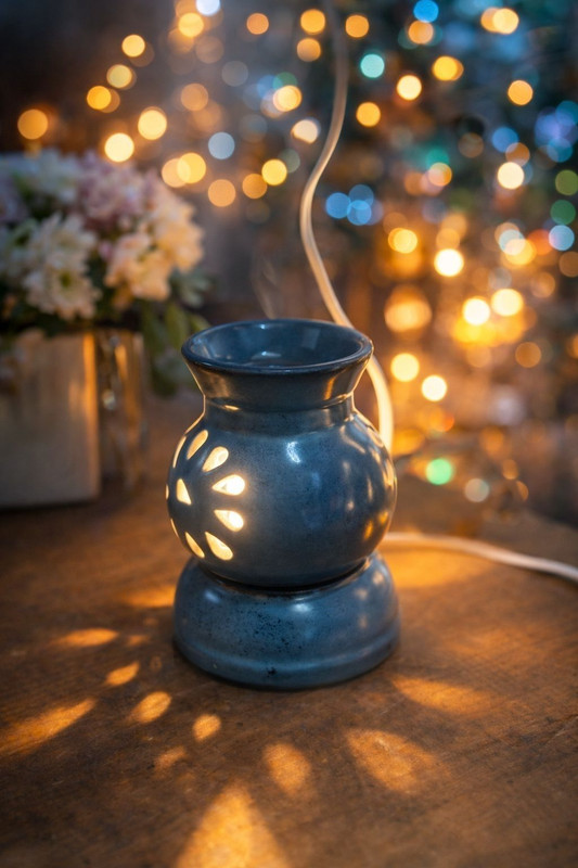 Earthy Craft Blue diffuser Home, Living room, Spa and salon Diffuser(Blue)