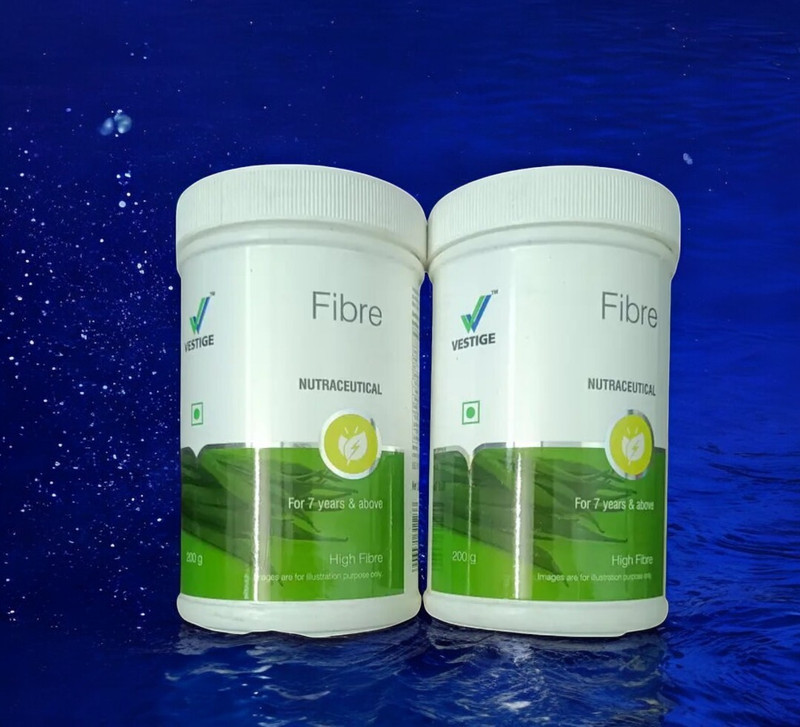 Vestige FIBRE POWDER PACK OF 2 UNFLAVOUR Powder(400 g, Pack of 2)