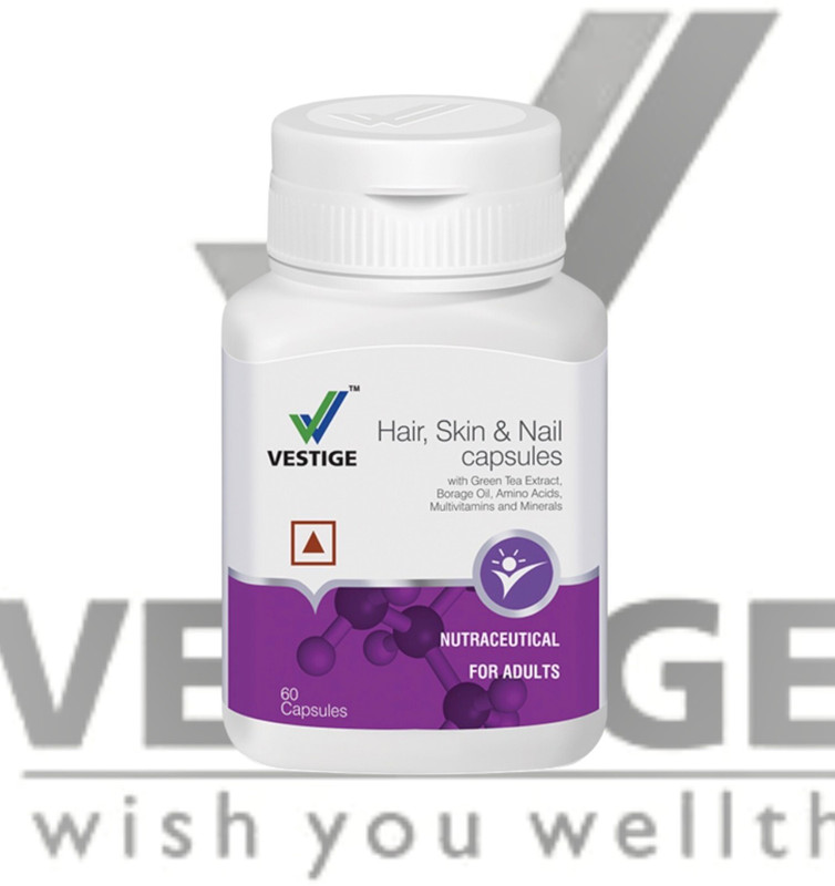 Vestige HAIR, SKIN & NAIL CAPSULE PACK OF 1 UNFLAVOR Capsules(100 g)
