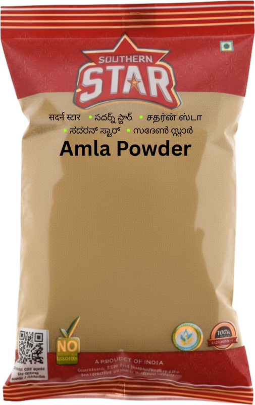 Southern Star Organic Premium Amla Powder | Exported For South, | 100% Natural, |Indian Gooseberry Powder(200 g)