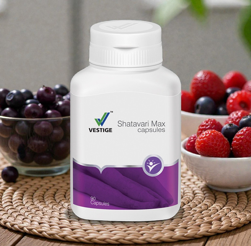 Vestige SHATAVARI MAX CAPSULES PACK 1 UNFLAVOUR Capsules(100 g)
