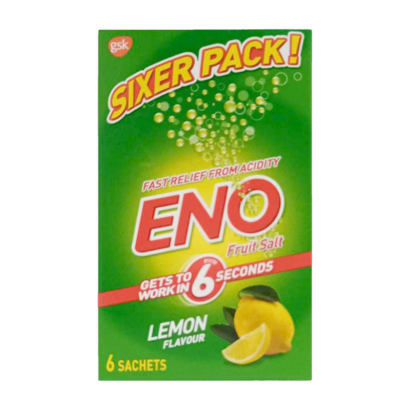 Eno Lemon Ayurvedic Antacid, Gets to Work in 6 Secs for Instant Acidity Relief Lemon Powder(30 g)